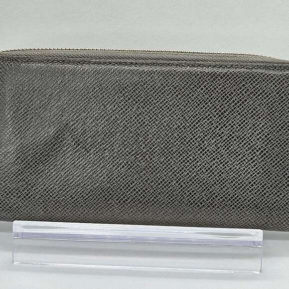 Louis Vuitton Zippy Vertical Taiga Long Wallet Ardoise - Picture 2 of 14